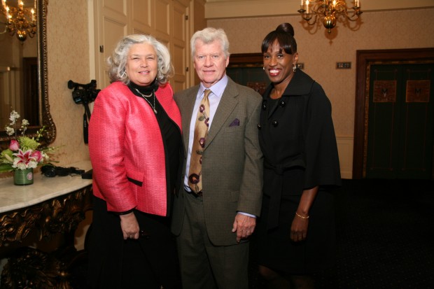Maureen and Mike Moore, Jackie Joyner-Kersee